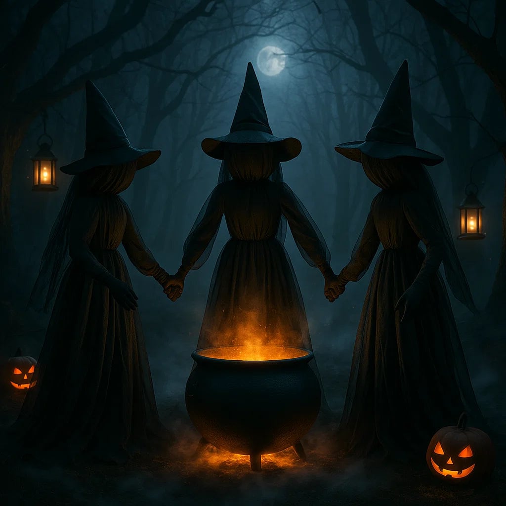 Lighted Witchstakes