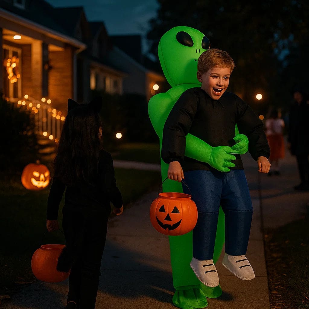 Inflatable Alien Abduction