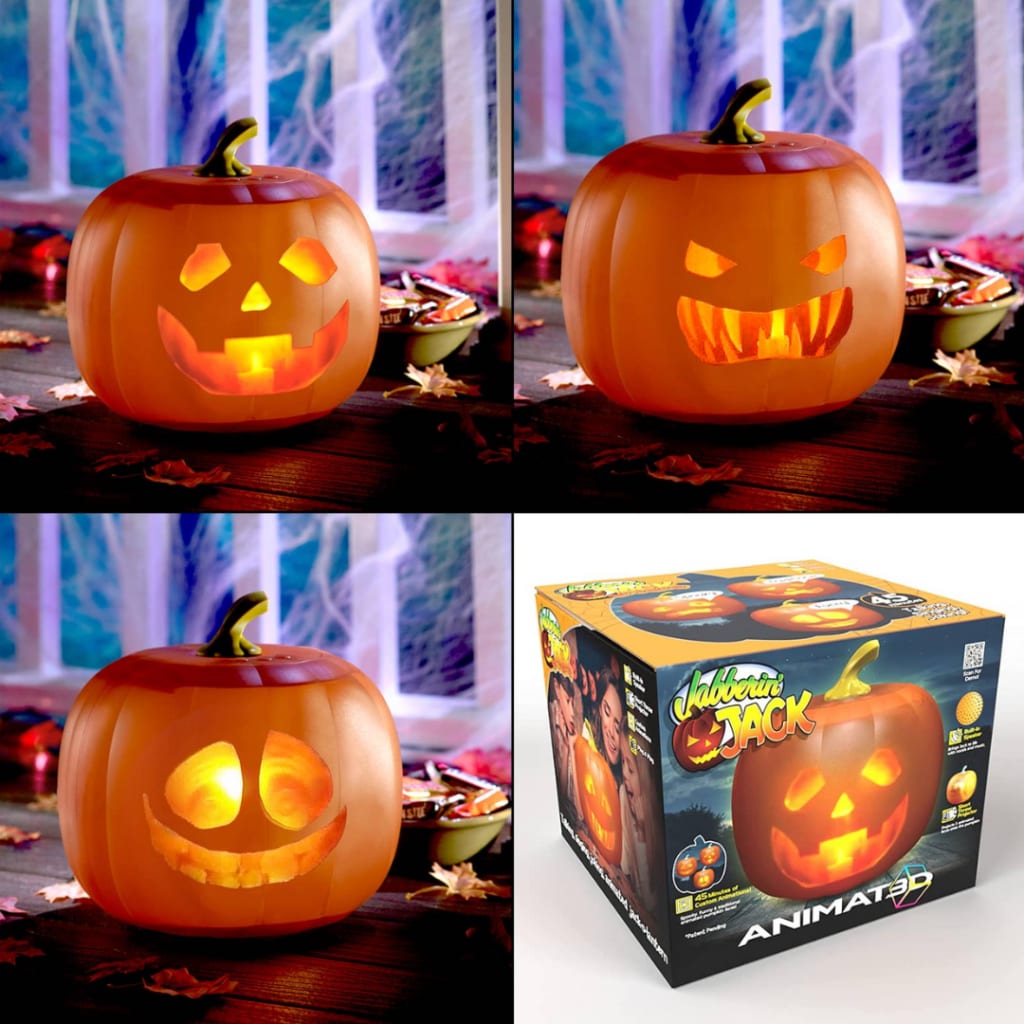 Jabberin' Jack Animated Pumpkin