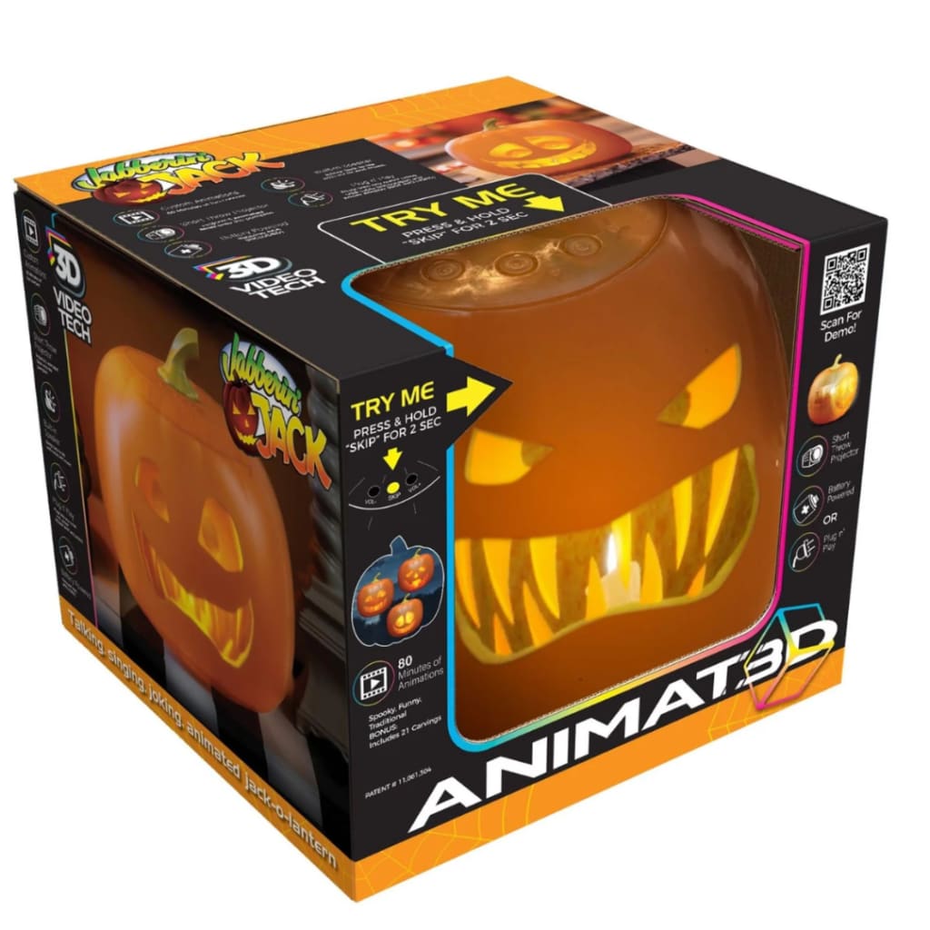 Jabberin' Jack Animated Pumpkin