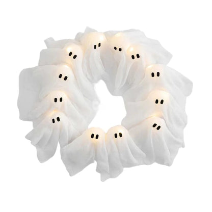 Glowy Ghosts Wreath